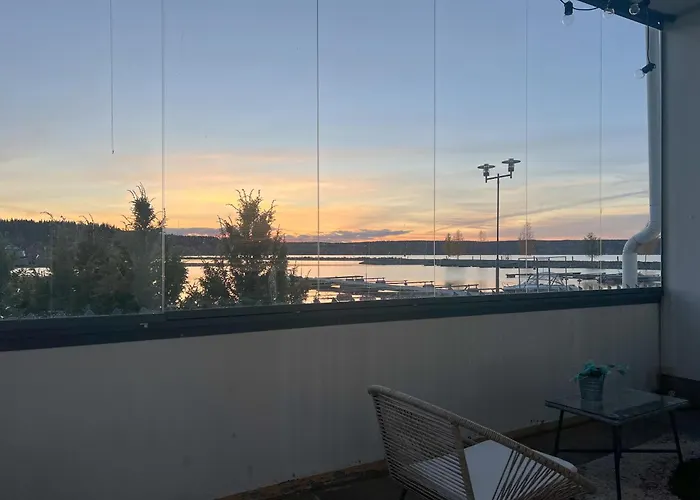 Kaksio Jaervinaekymaellae Ja Saunalla Lahden Satamasta *