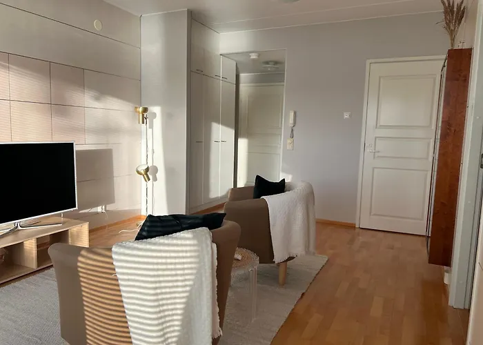 Kaksio Jaervinaekymaellae Ja Saunalla Lahden Satamasta * Lahti